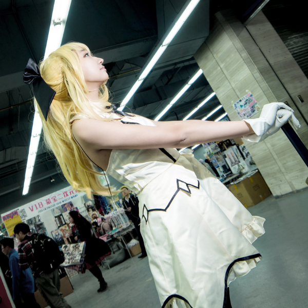 saber lily cosplay,可爱迷人小姐姐,清新靓丽