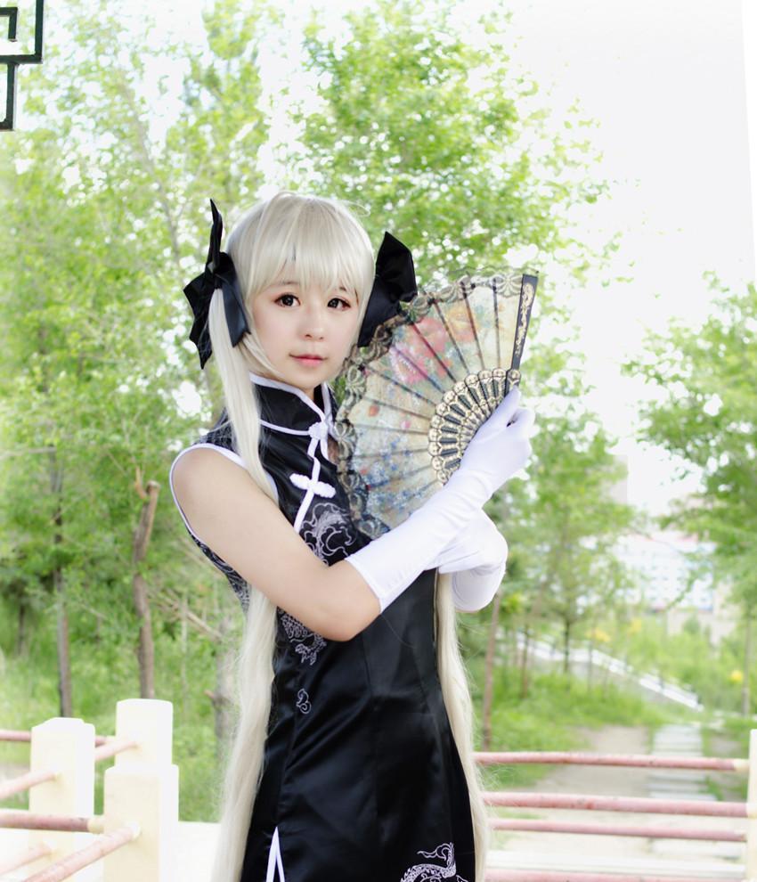 cosplay:春日野穹 穹妹 唯美而又动人的女神