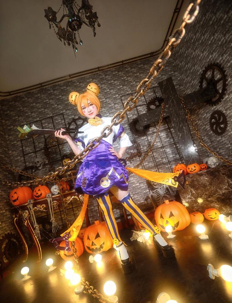 cosplay:王者荣耀小乔万圣前夜皮肤
