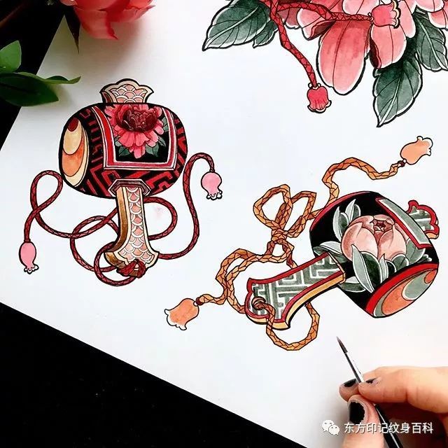 新传统的纹身手稿,还是非常值得欣赏借鉴的