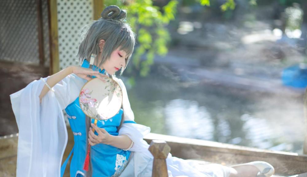 虚拟歌姬cosplay:洛天依:喜欢天依穿古风衣服的样子