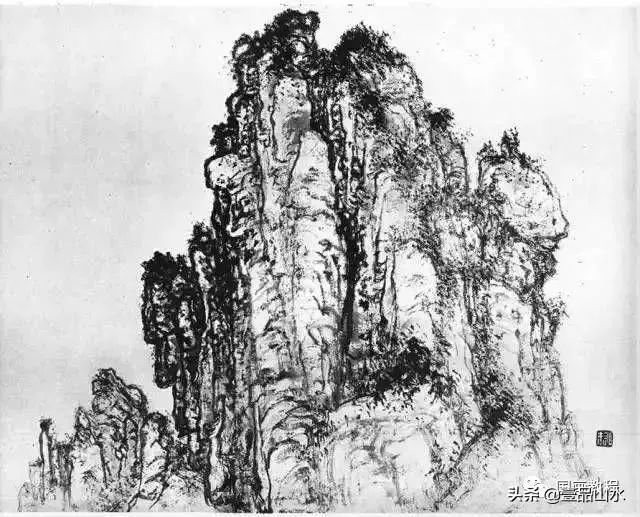 黎雄才从画石头开始教你画山水画
