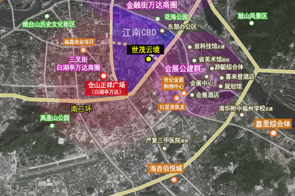 福州,江南cbd,林浦,商圈,东二环