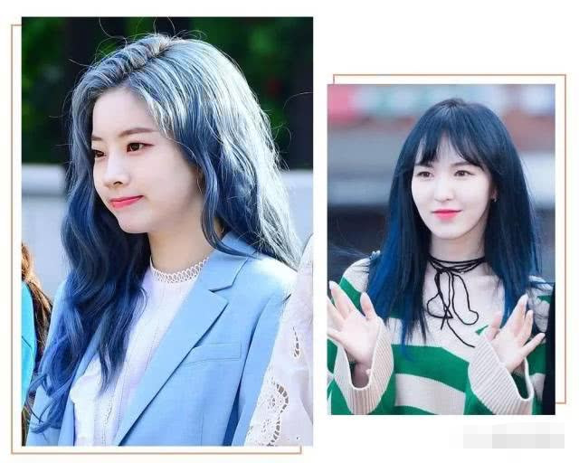 本以为iu蓝色的头发已经够美了,没想到紫色更让人惊艳