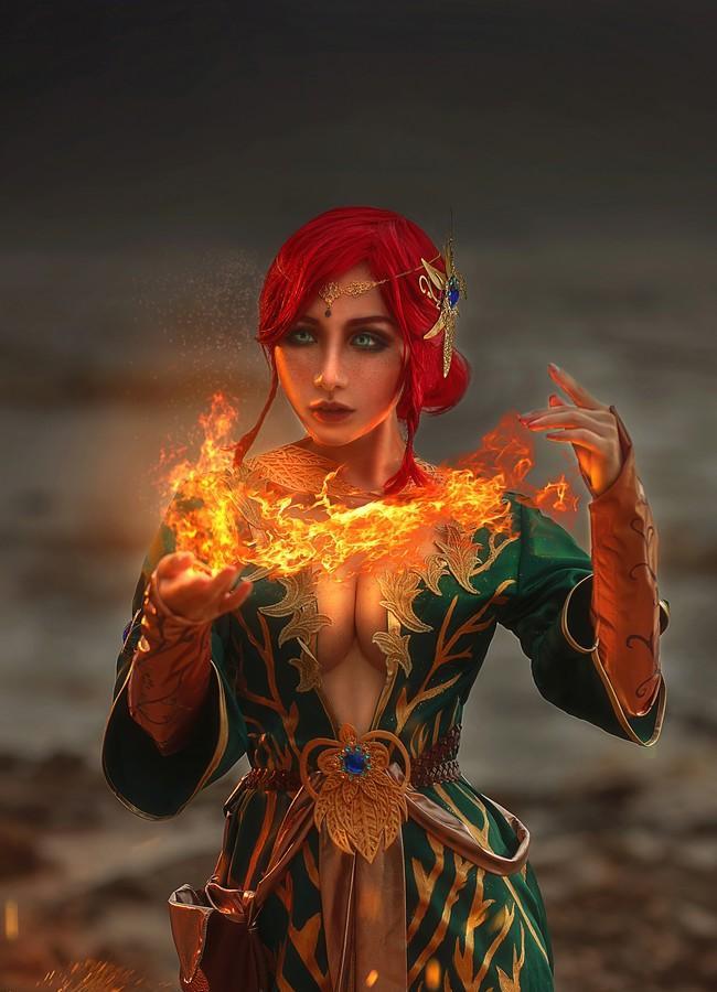 cosplay:狂猎,美丽的特莉丝