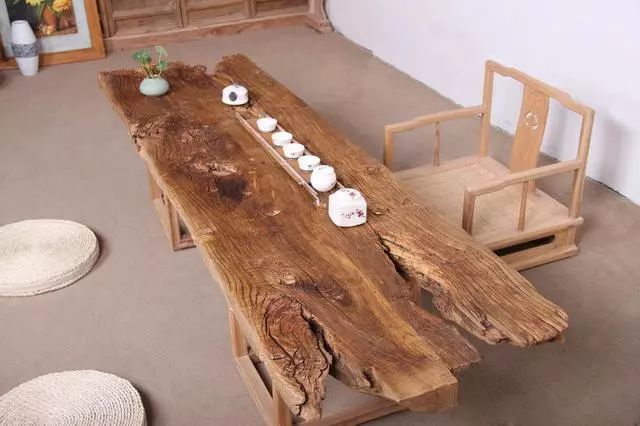 老木板茶桌——别有一番风味