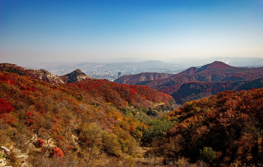 打卡淄博博山最美红叶公路