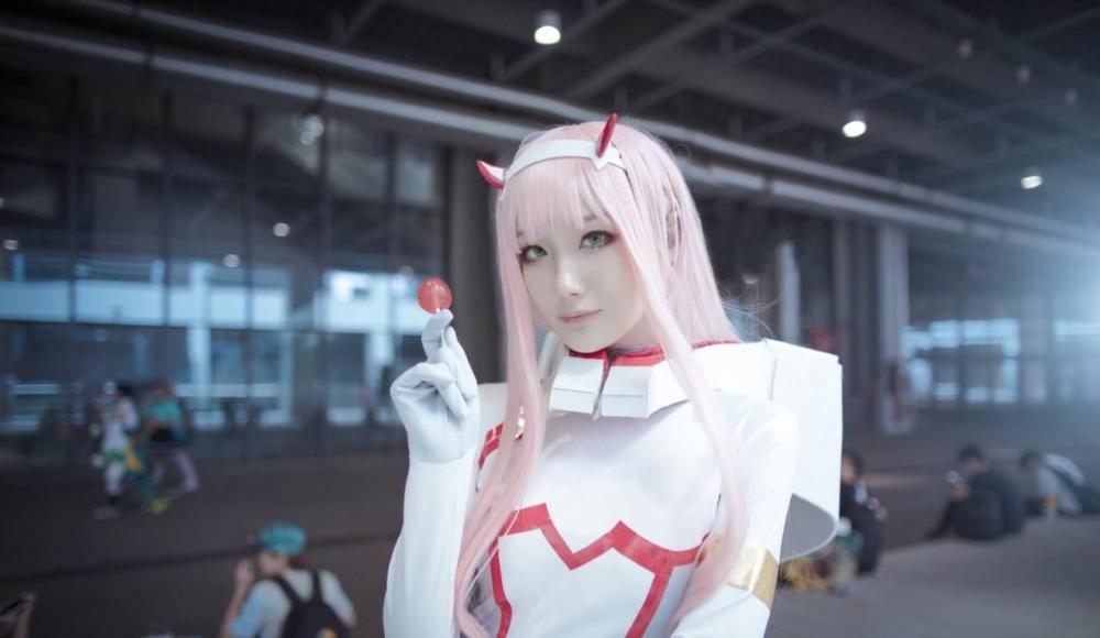 cosplay:我的达令02,呆萌可爱的少女