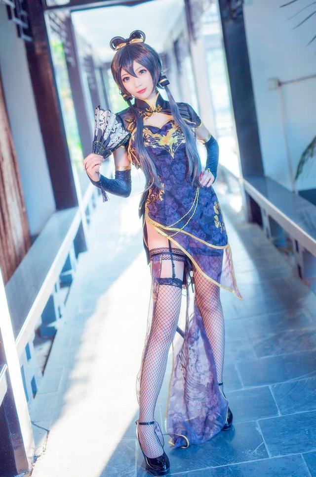 cosplay:洛天依言和,旗袍的确是魅力最大的衣装