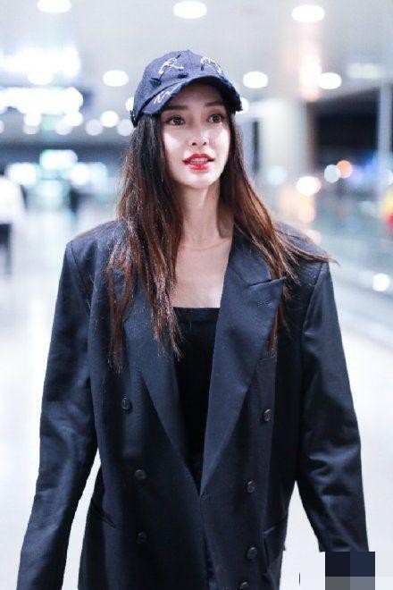 angelababy,抽烟,上海机场,美丽,粉丝