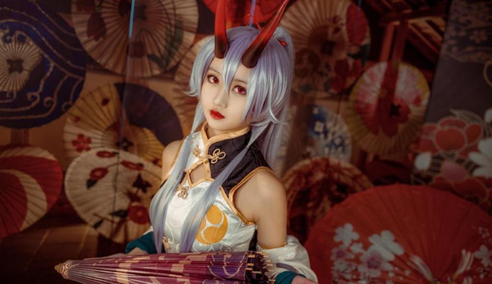 cosplay:fate巴御前旗袍超好看的