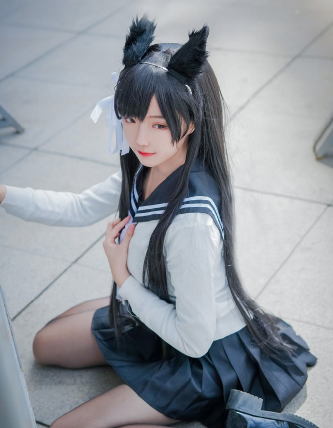 cosplay:碧蓝航线,爱宕犬好好看啊