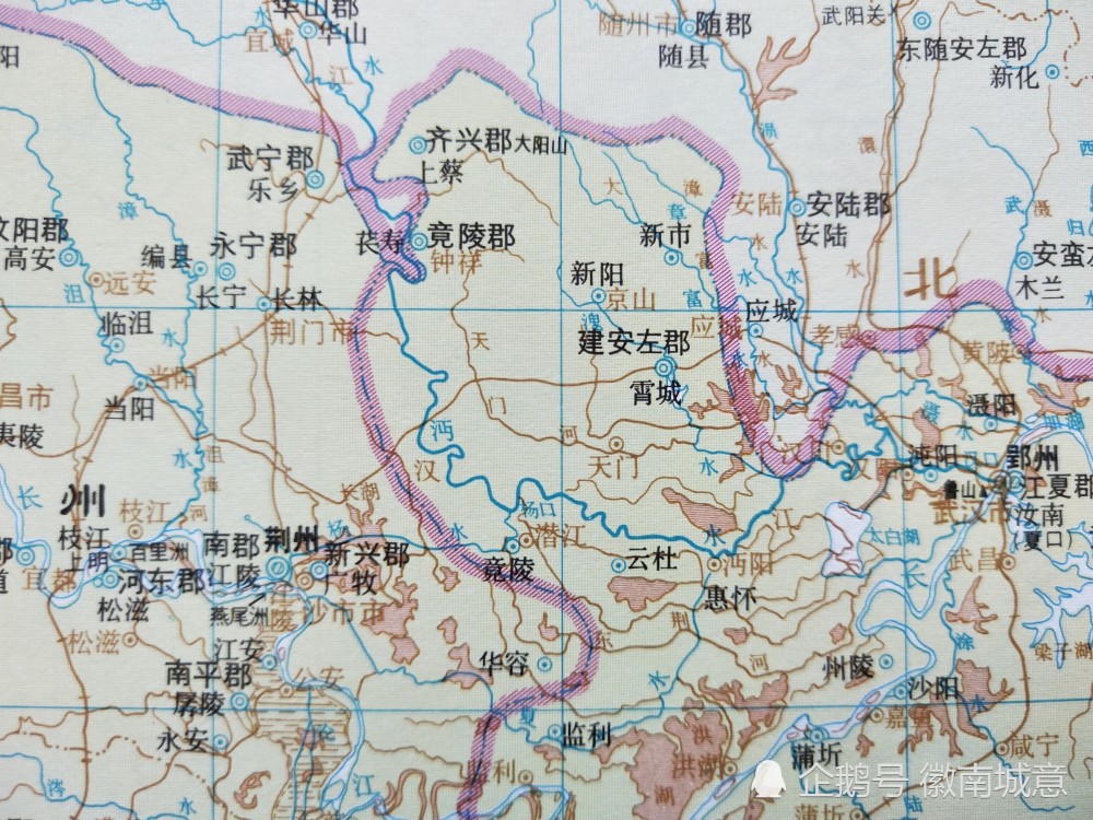 古地名演变:湖北潜江,天门,仙桃古代地名及区划演变过程