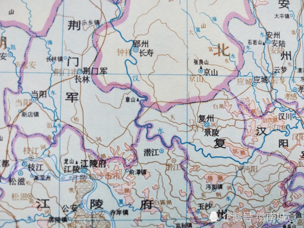 古地名演变:湖北潜江,天门,仙桃古代地名及区划演变过程