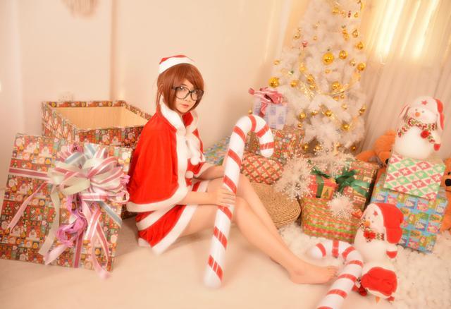 cosplay角色推荐女孩,cosplay教程 cosplay:守望先锋,小美圣诞同人