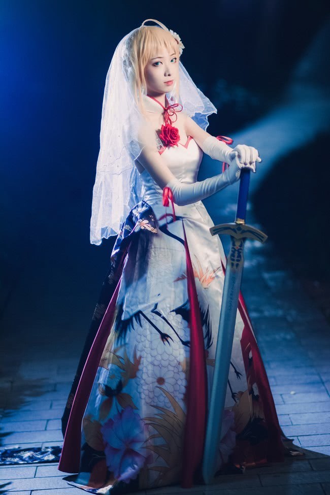 cosplay:星鹤礼服,好漂亮的小姐姐