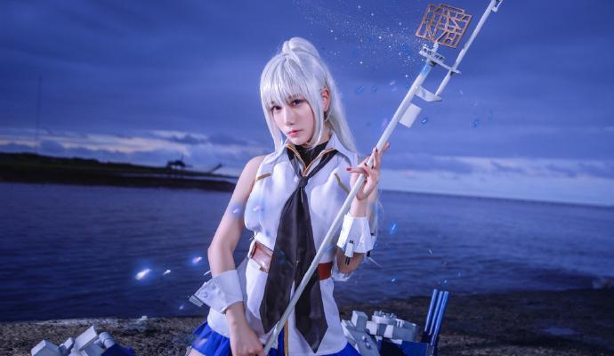 cosplay:战舰少女r马萨诸塞 战列舰参上