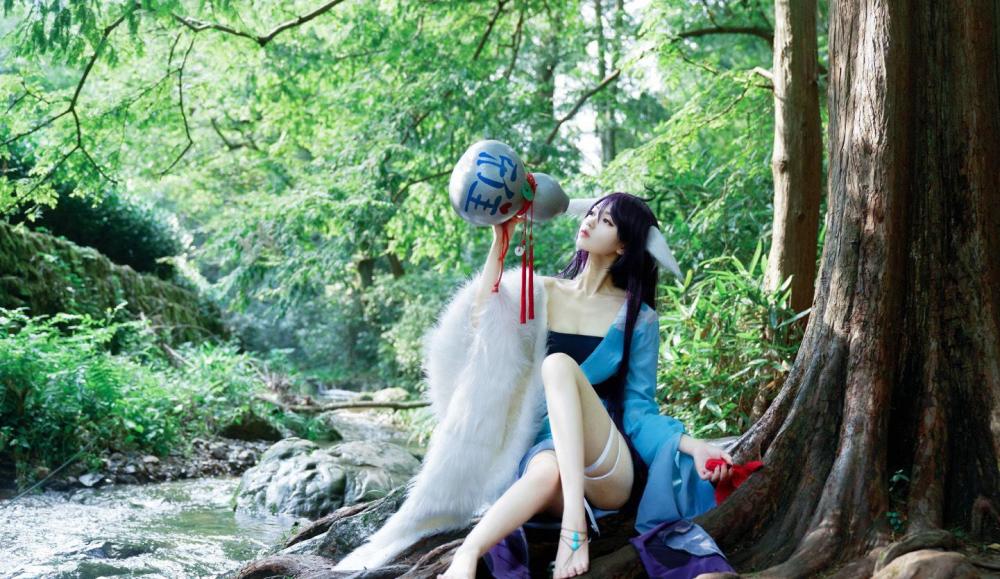 cos:涂山雅雅,长相甜美又唯美动人,风格新颖,唯美动人,太爱了.