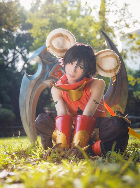 cosplay:王者荣耀,李元芳太好看啊