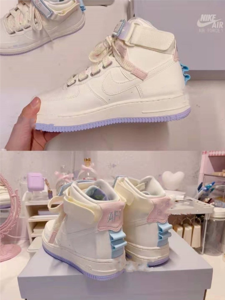 nike,nike樱花粉,独角兽运动鞋,仙女配色运动鞋,nike运动鞋