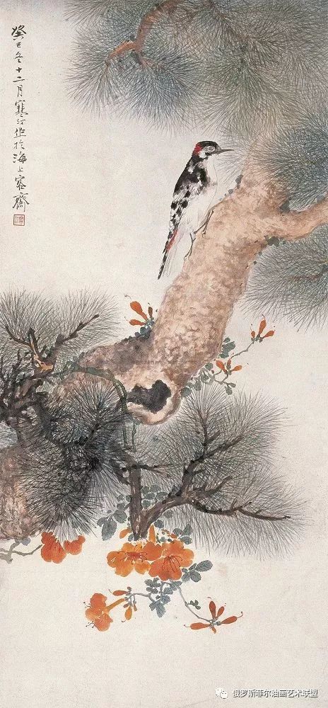 海派画家四大名旦 中国著名画家江寒汀作品欣赏