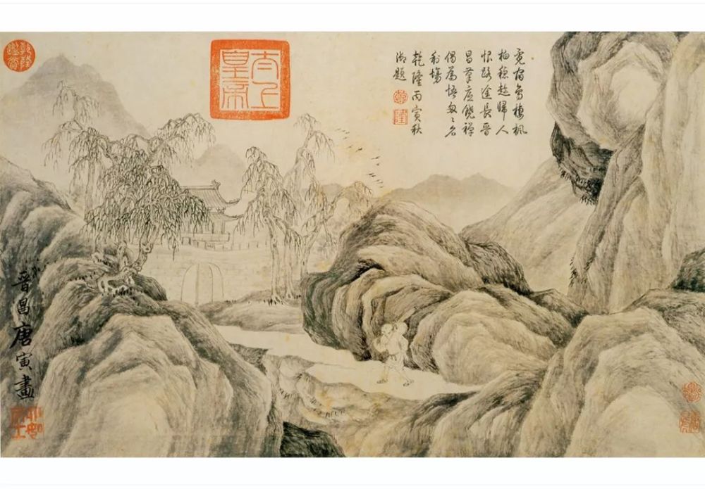 唐伯虎人物山水画小品,精妙绝伦,迷醉多少人!