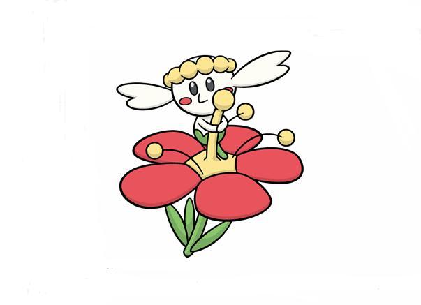 《精灵宝可梦》图鉴669:有多种不同颜色的花的精灵——花蓓蓓