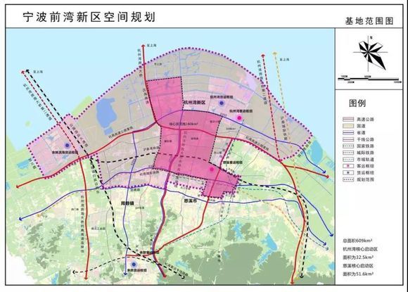 浙江省政府批准设立宁波前湾新区.