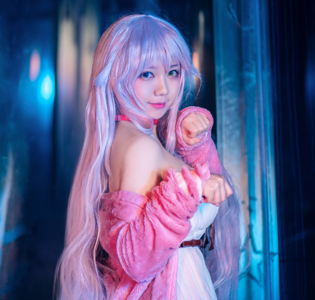 雨乃雅日cosplay,甜美阳光小姐姐,清新靓丽