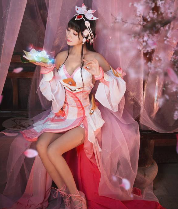 cosplay:王者荣耀 甄姬 仙气十足的古风女神