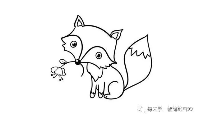 每天学一幅简笔画-可爱的动物简笔画