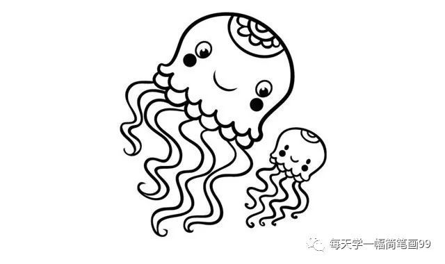 每天学一幅简笔画-可爱的笔画简苍蝇吃饭时动物忽然飞进碗里图片