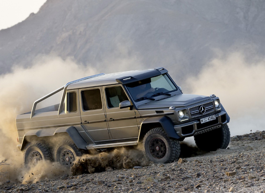 霸气十足,2013奔驰越野车 g63 amg 6x6,精致越野壁纸