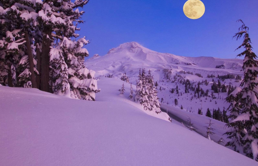 清新唯美景色壁纸,冬季唯美雪景