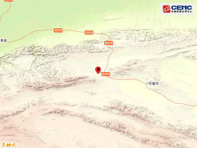 新疆巴音郭楞州若羌县发生3.0级地震