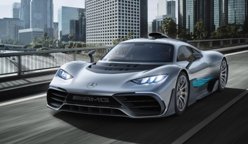 奔驰amg project one,外形帅气,科技感十足