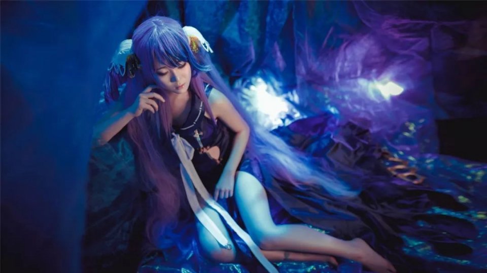 cosplay:深海人鱼姬,好可爱的美女