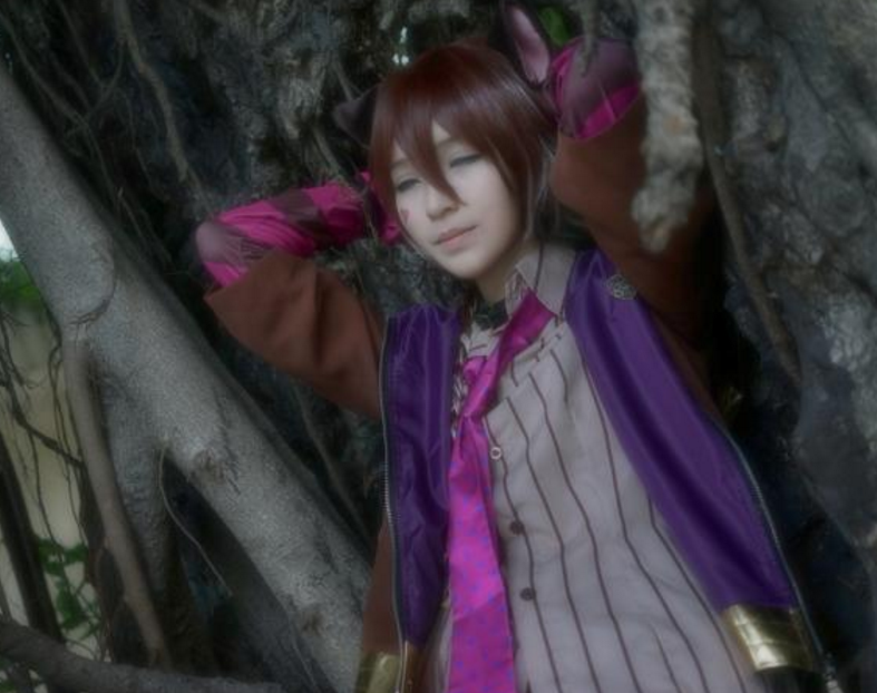 cosplay:柴郡猫 幽深的瞳孔