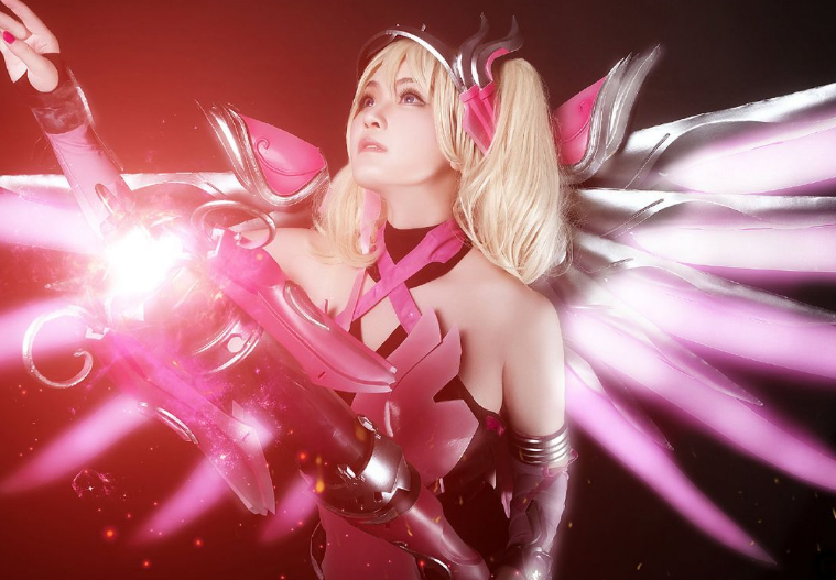 cosplay:粉红天使 甜美可爱的小姐姐