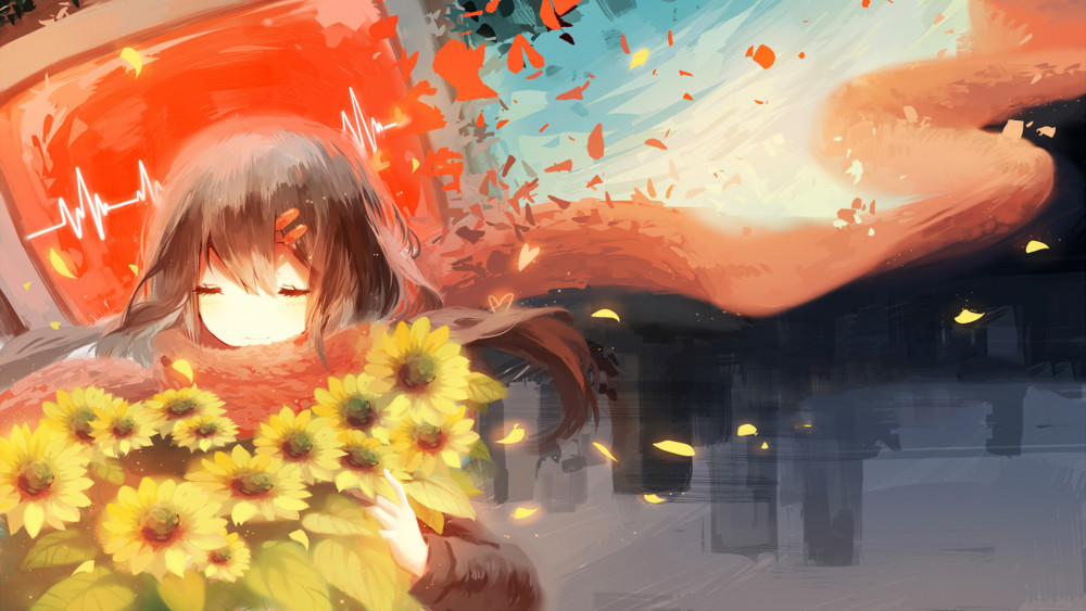 精美二次元动漫美女图片桌面壁纸