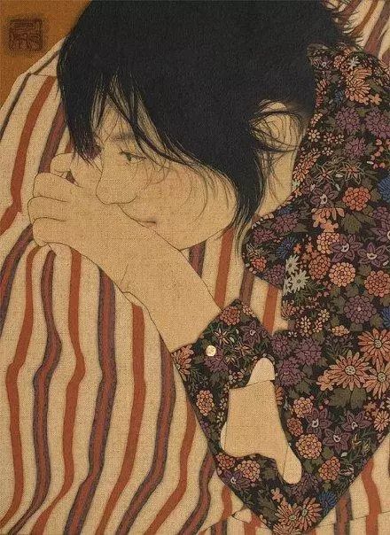 日本画家池永康晟作品,传统与现代结合在了一起