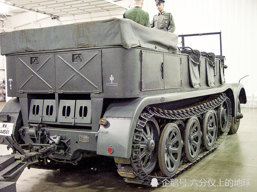 德国半履带车开山鼻祖12吨sdkfz-8号重型牵引车