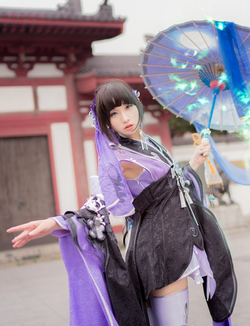 动漫cosplay,小姐姐扮演的古装人物好温柔,是我喜欢的