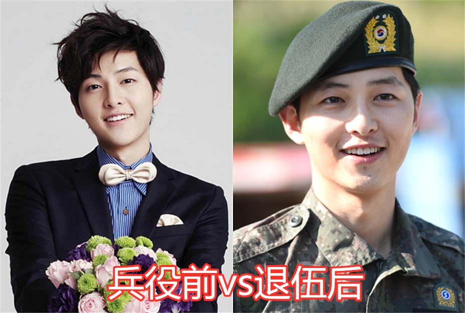 兵役前vs退伍后,宋仲基一直都帅,李敏镐发福,看到权志龙:差点没认出