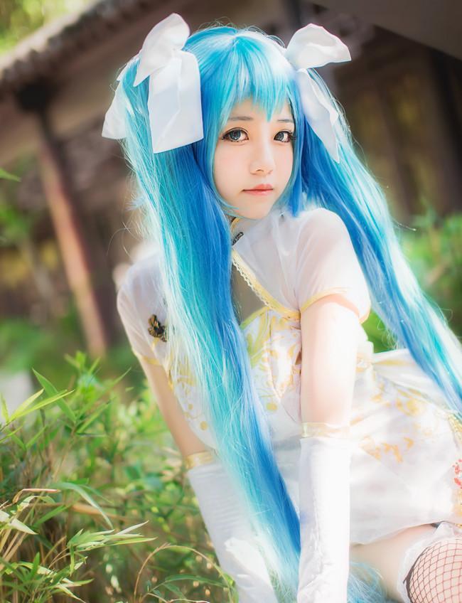 cosplay:初音未来,唯美的画面