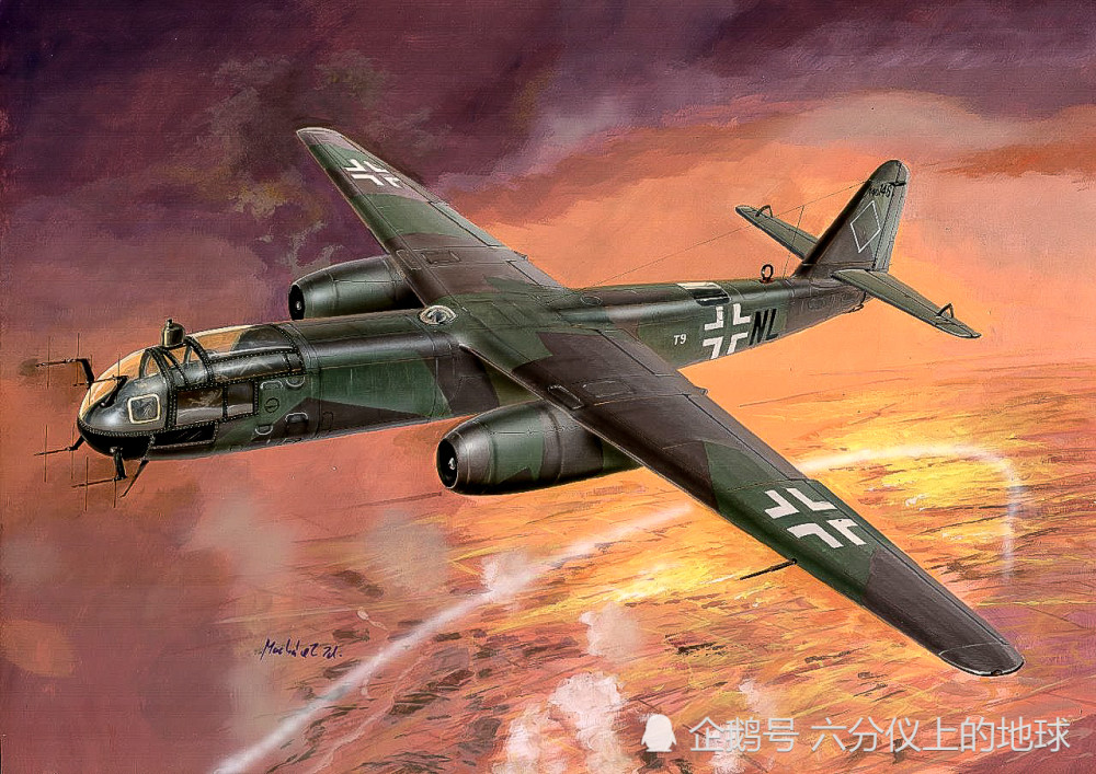 世界首架喷气轰炸机德国arado ar 234喷气轰炸机