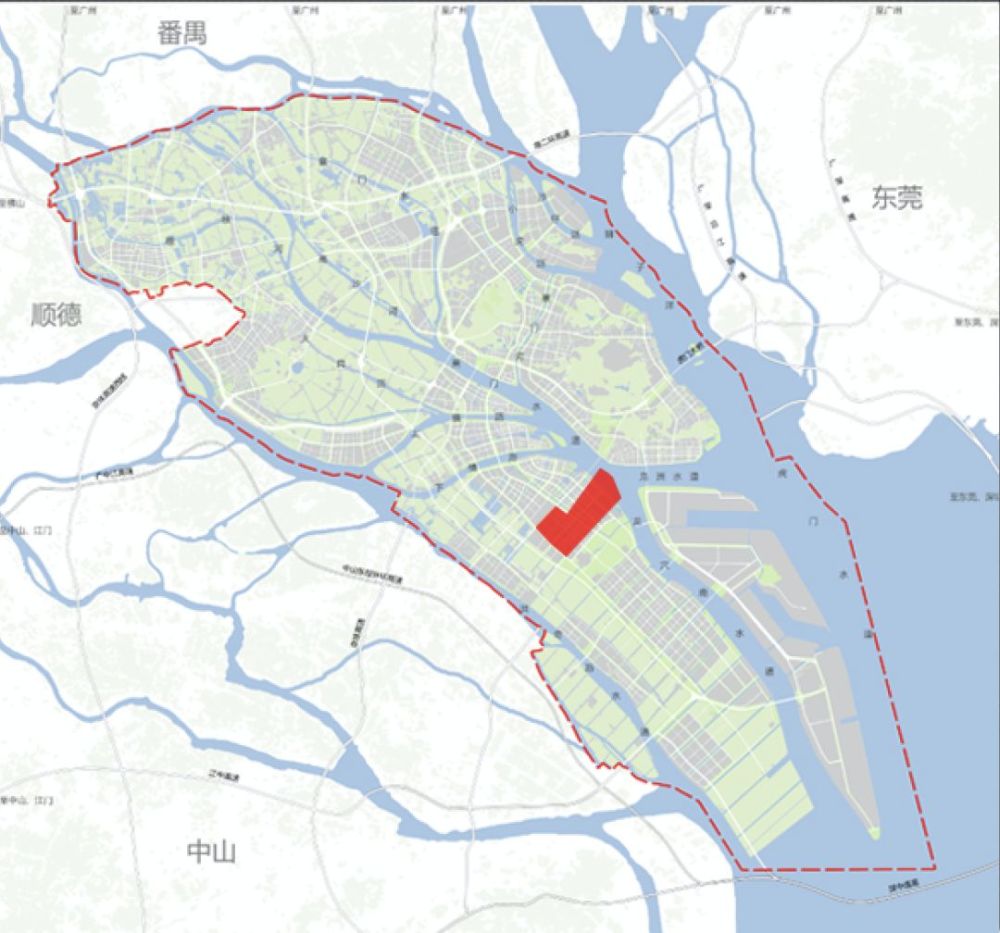 近日 ,市政府网站就南沙枢纽区块(dz0203-dz0209管理单元)控规进行批