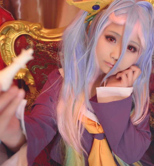 游戏人生白cosplay,可爱萝莉小姐姐,清纯活泼