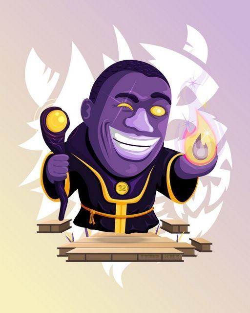 组图:网友制作的一组炫酷nba球星漫画,字母哥詹皇很形象