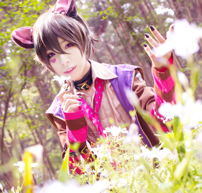 柴郡猫cosplay,酷帅小姐姐,气质十足